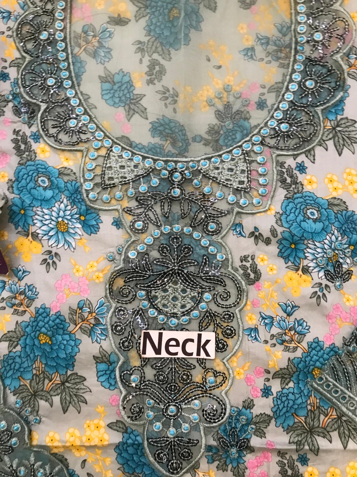 Maria b Floral New Design With Chiffon Duppata 2025