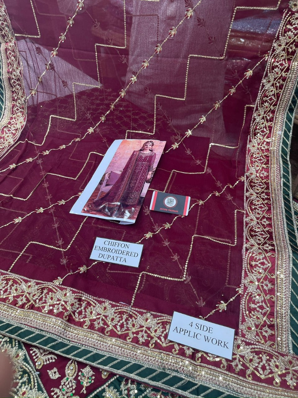 Asim Jofa Luxury Style Wedding Dress Chiffon 2025