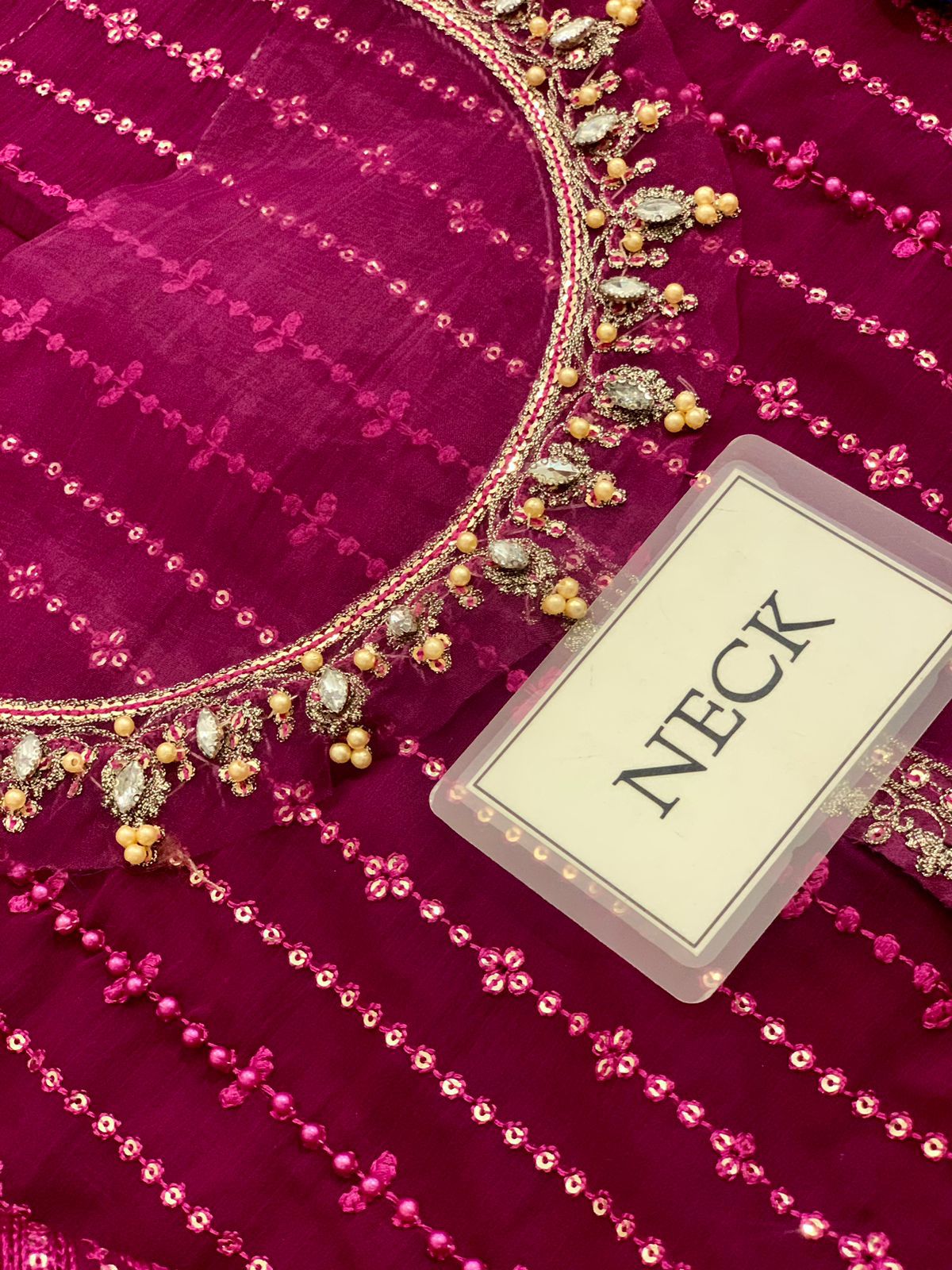 Maria B Wz 231 Chiffon Design Wedding & Party Wear Dress 2025