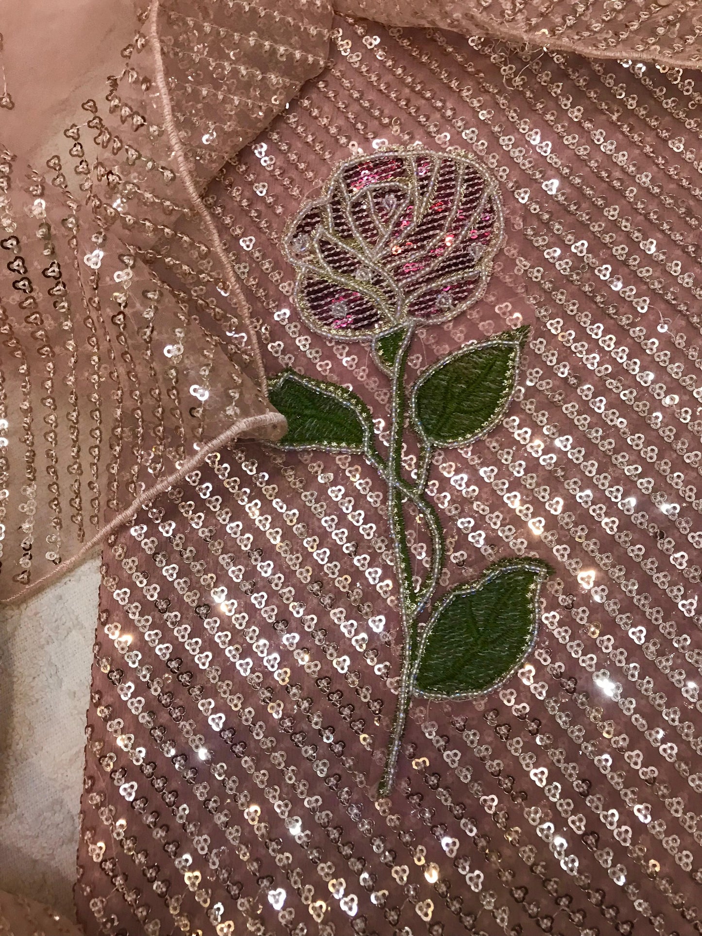 Nure Midnight Pink Chiffon Design Wedding & Party Wear Dress 2025