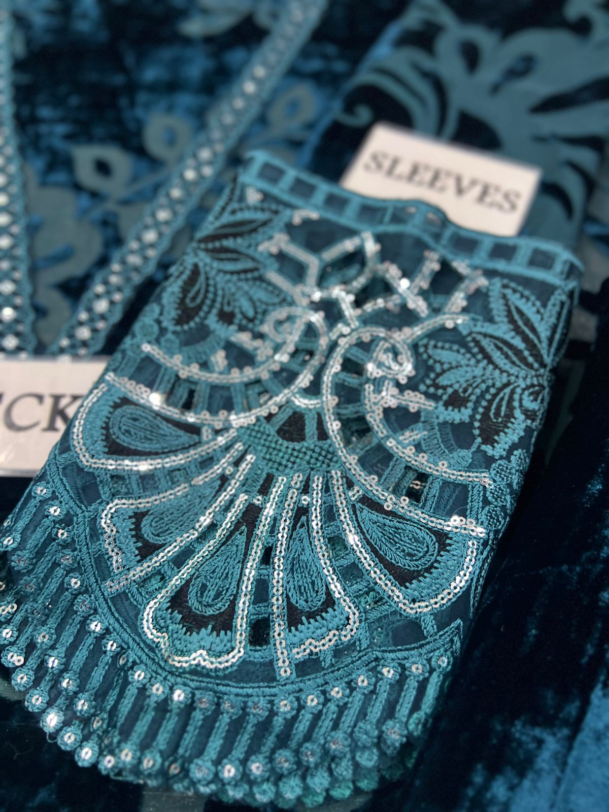 Maria B Palachi Collection Velvet Black & Zinc Wedding & Party Wear 2025