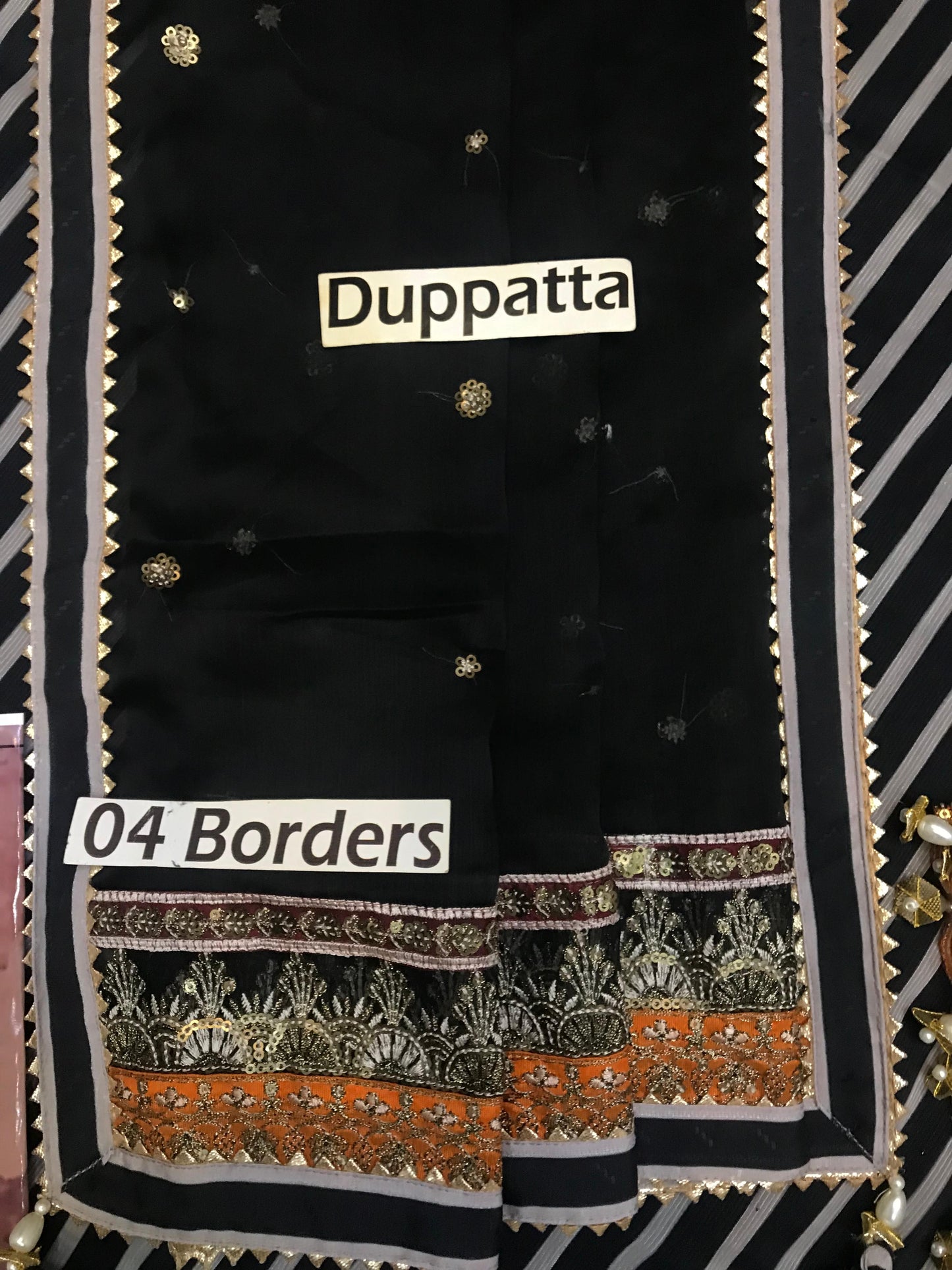 Charizma Luxury Wz-288 Printed Chiffon Emb Black Most Demanded Pakistani Dress 2025