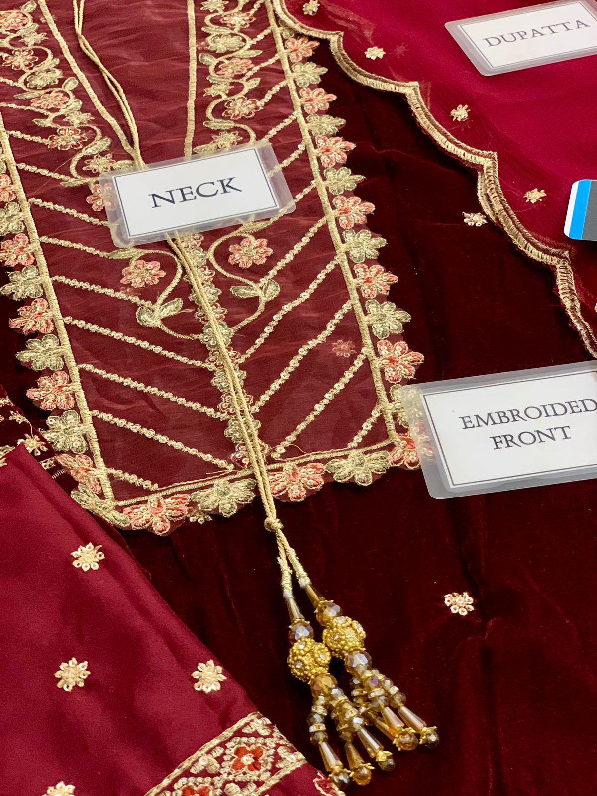Emaan Adeel Eav-Kanwal Wz-2030 Velvet Dress WInter 2025