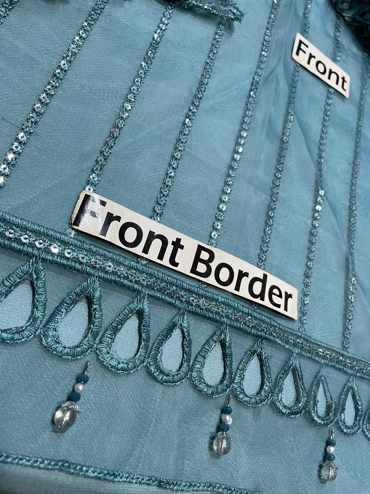 Maryam's Hot Code Design Adda Work Organza Dress 2025