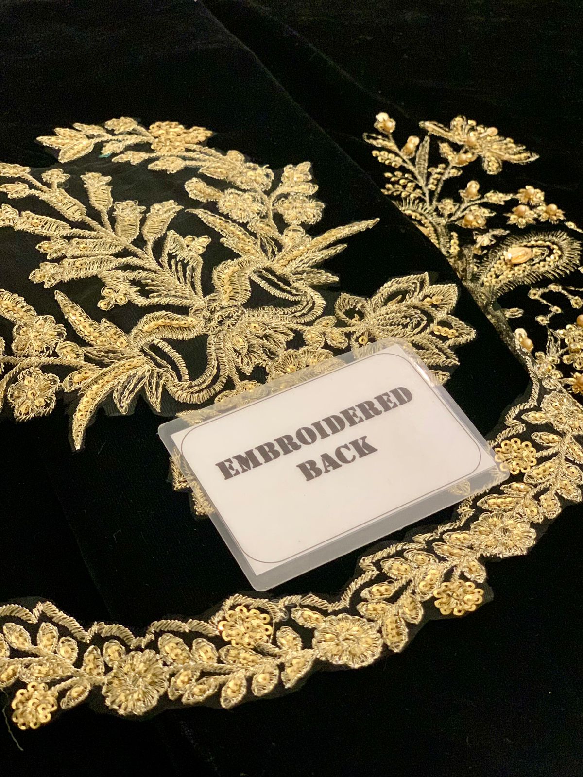 Iznik Wz-2 Black Gold Premium Velvet Most Beautiful Dress 2025