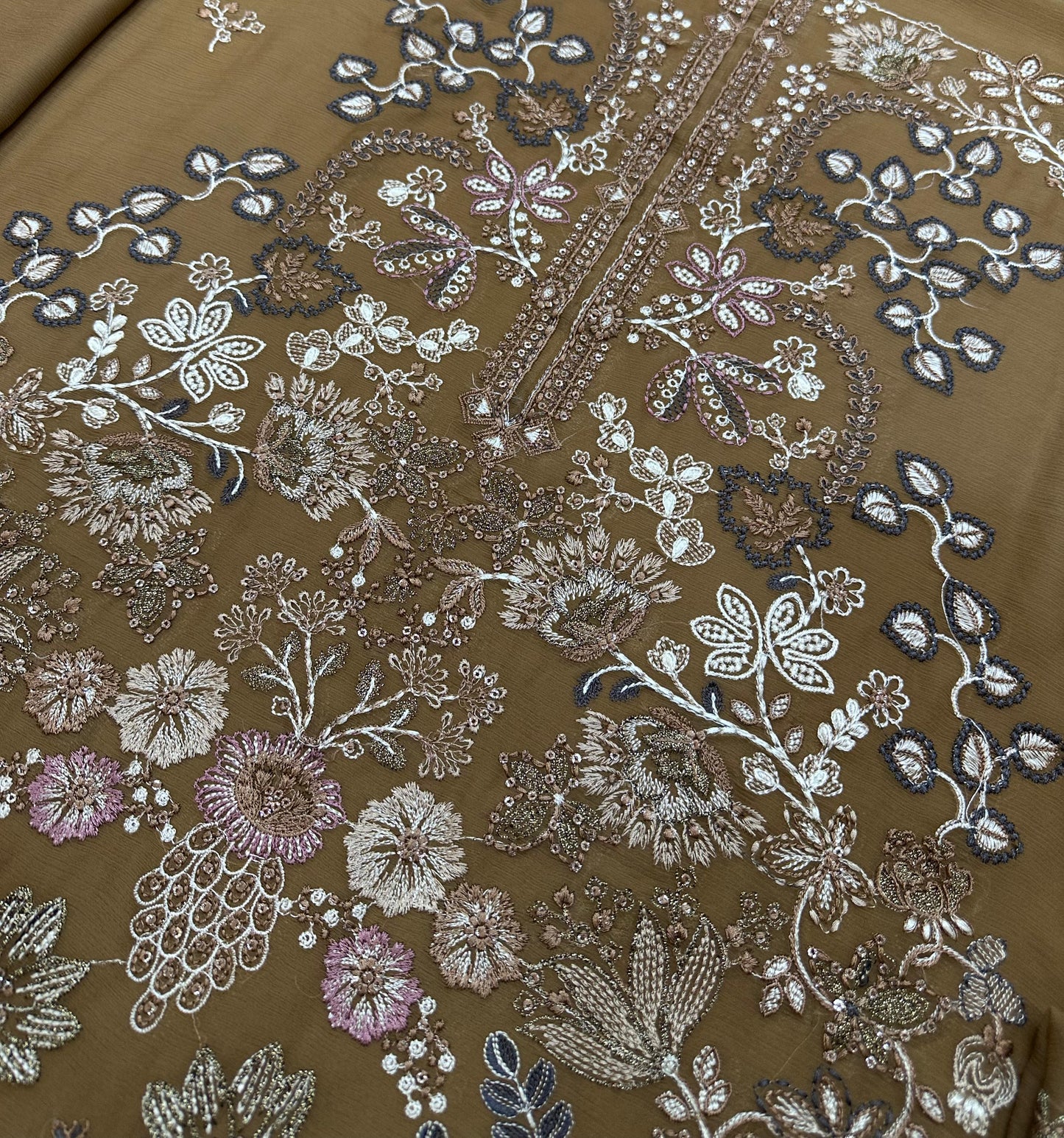 Wearza Wz=034 Bhimber Pure Chiffon Heavy Dress 2026