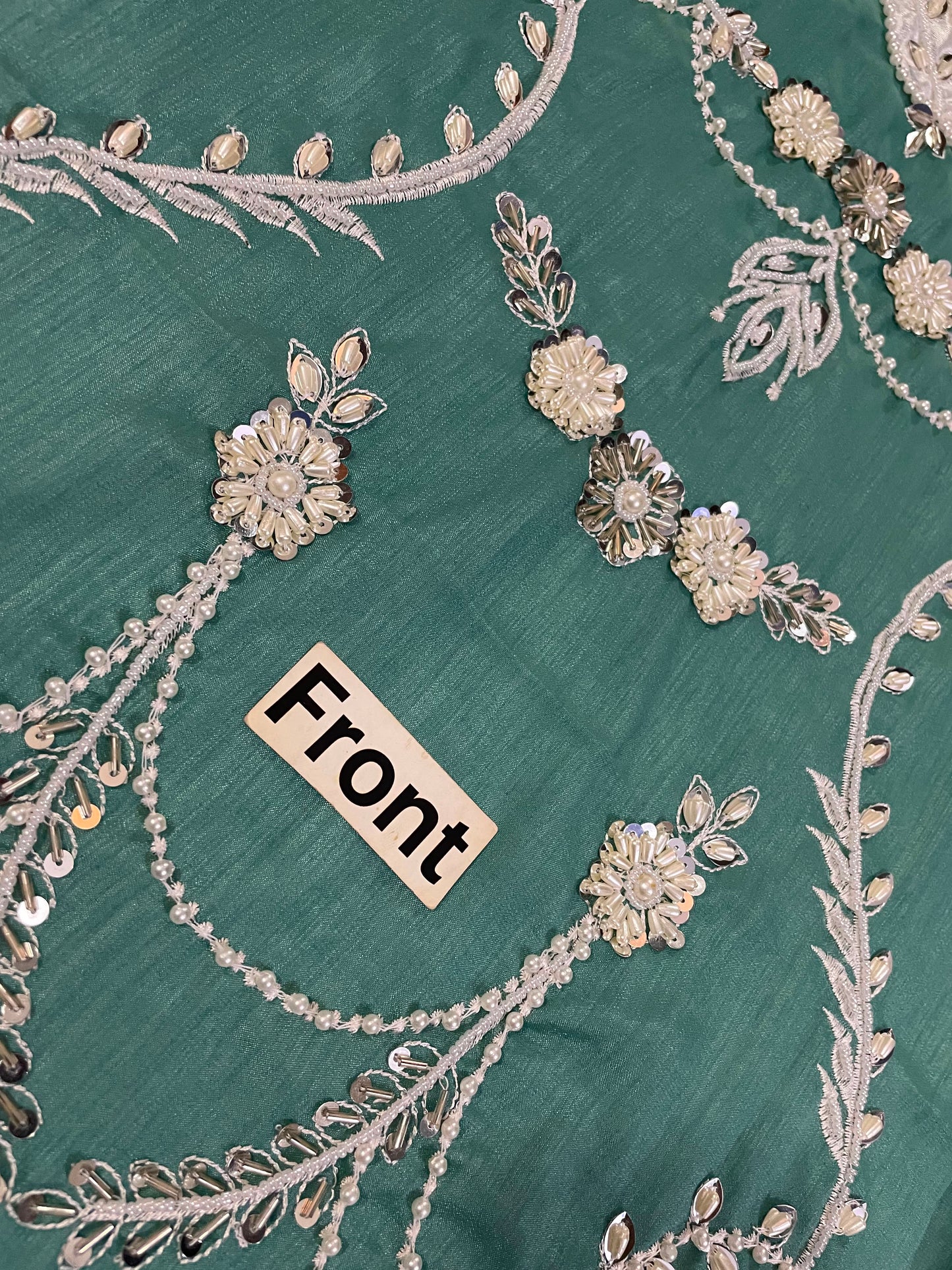 Wardah Saleem Wz-98 Raw Silk Fully Adda Work Design With Chiffon duppata 26
