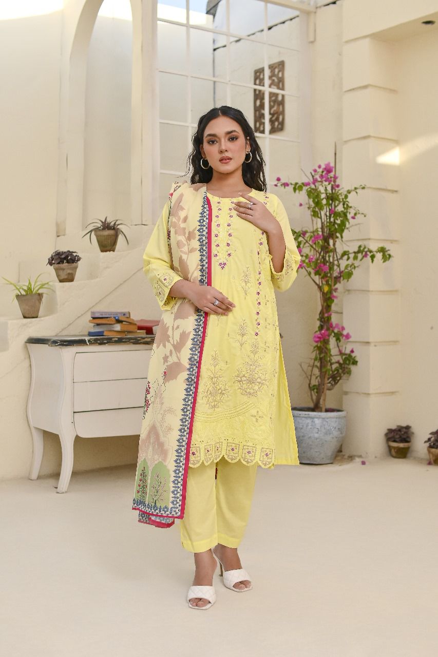 Gul-o-Gulzar Luxury Lawn Chikankari Dress 2024