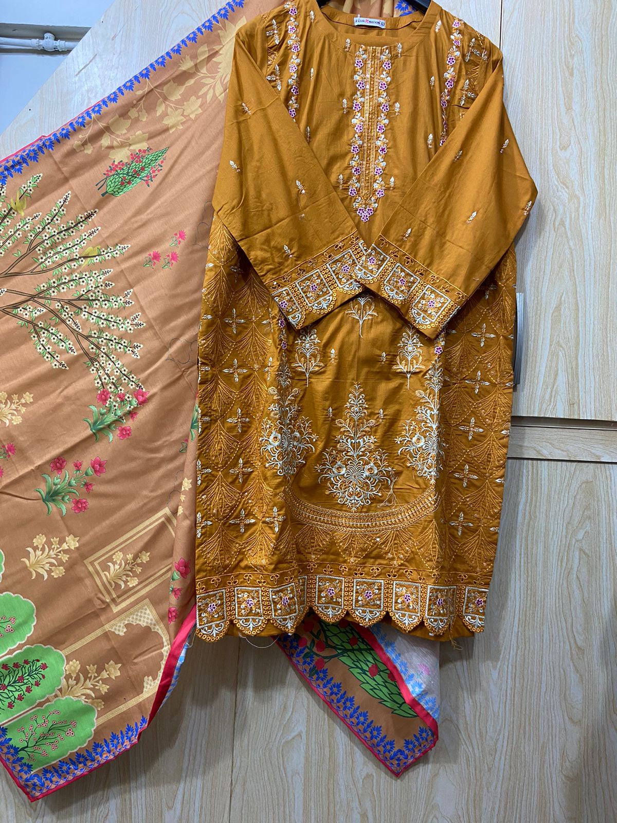 Gul-o-Gulzar Luxury Lawn Chikankari Dress 2024
