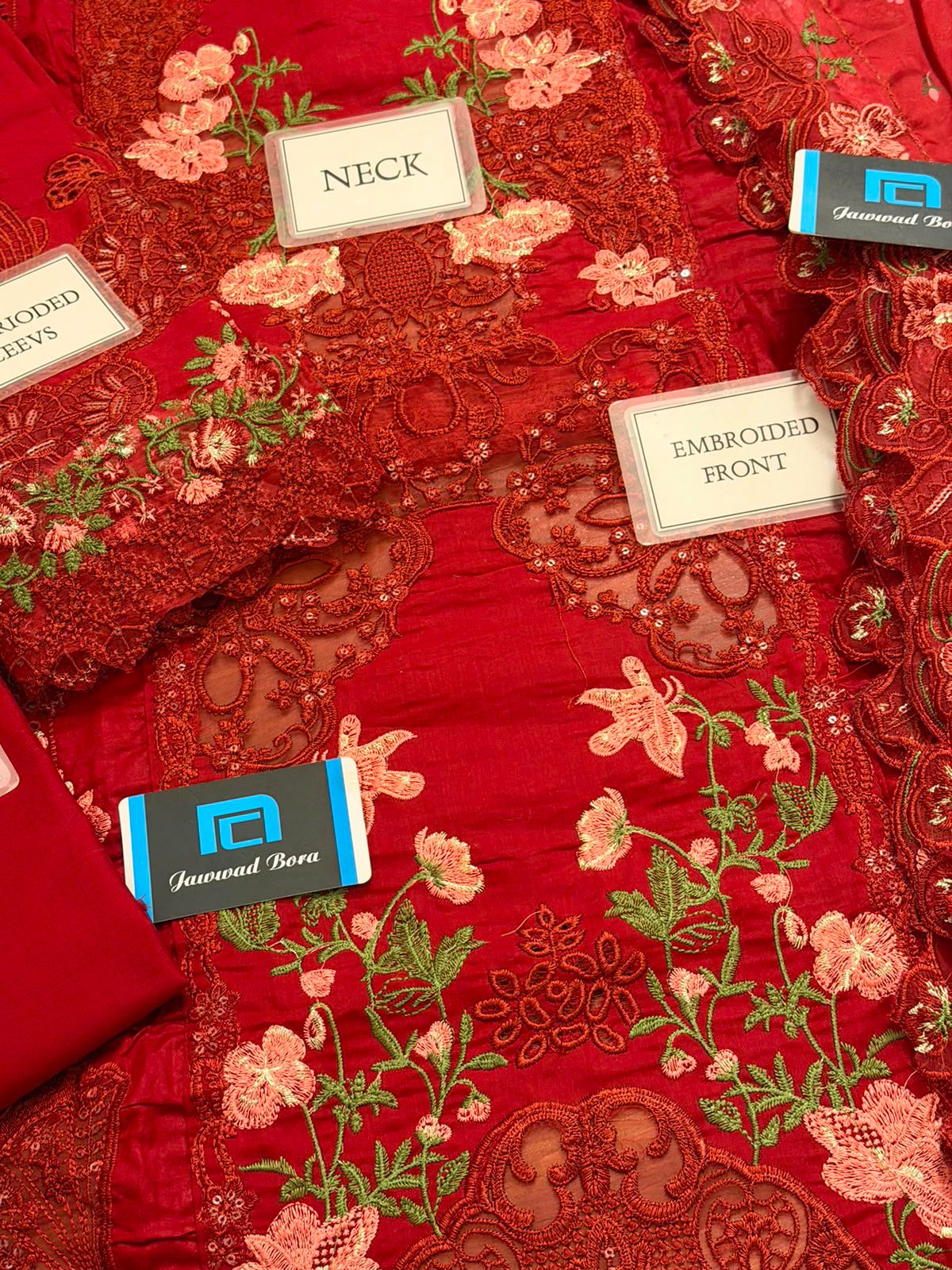 Elaf ELQ-4A Luxery premium Lawn With Silk Emb Duppatta 26