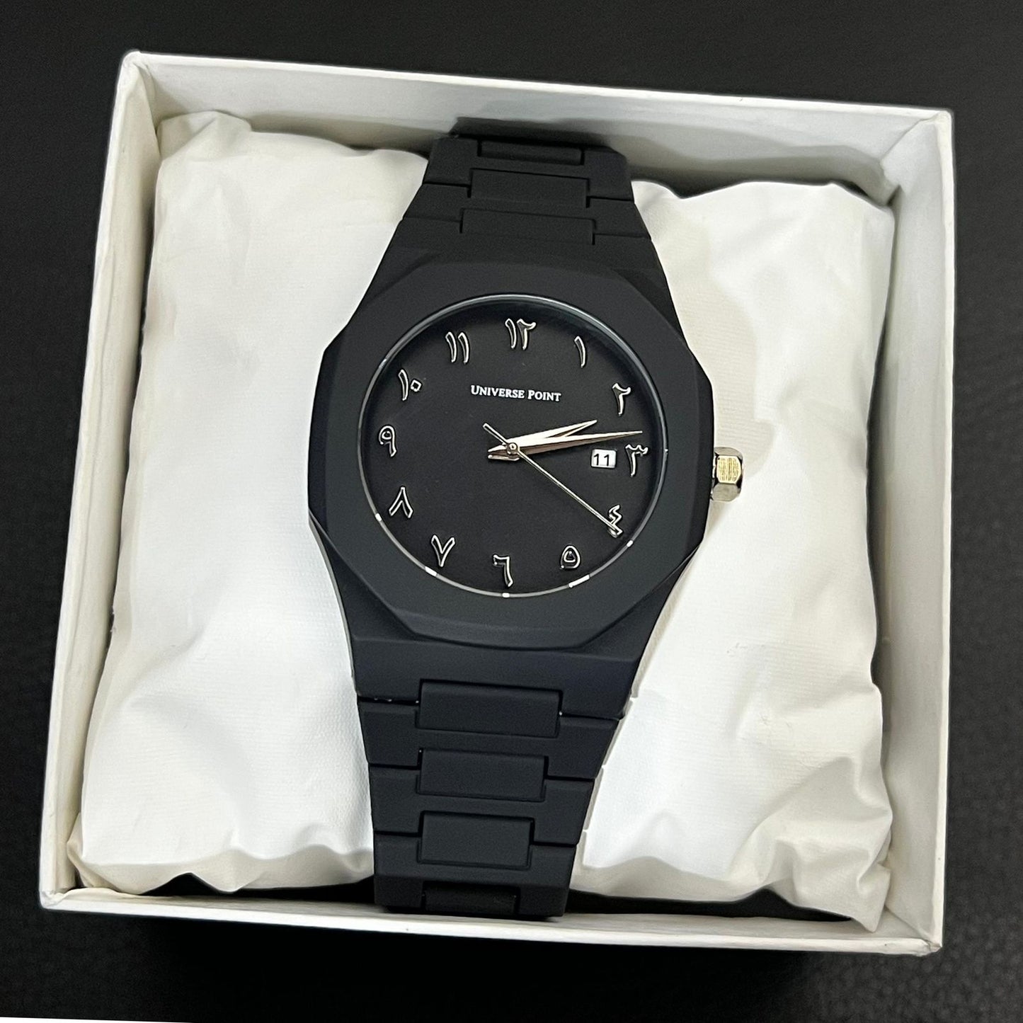 Universe Point Arabic Full Black Watch Lover Most Trending 2025