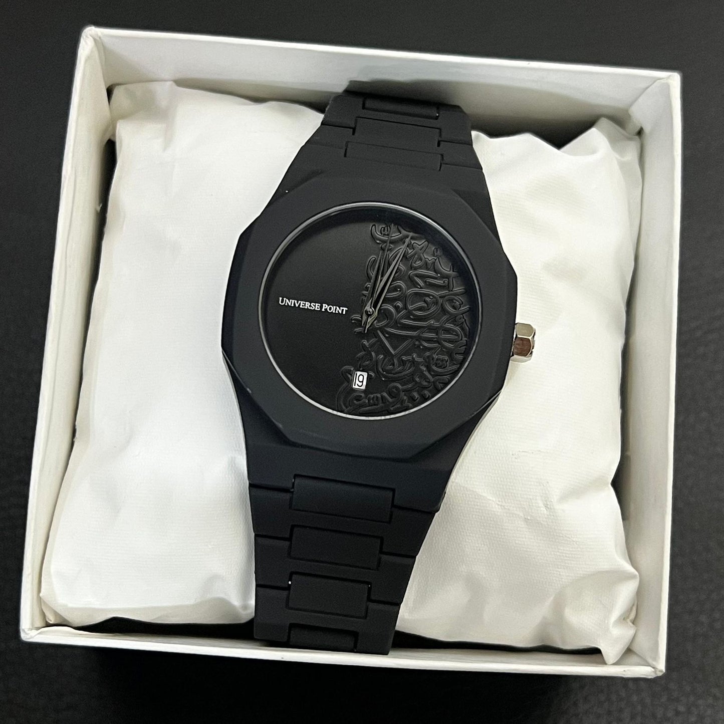Universe Point Arabic Full Black Watch Lover Most Trending 2025