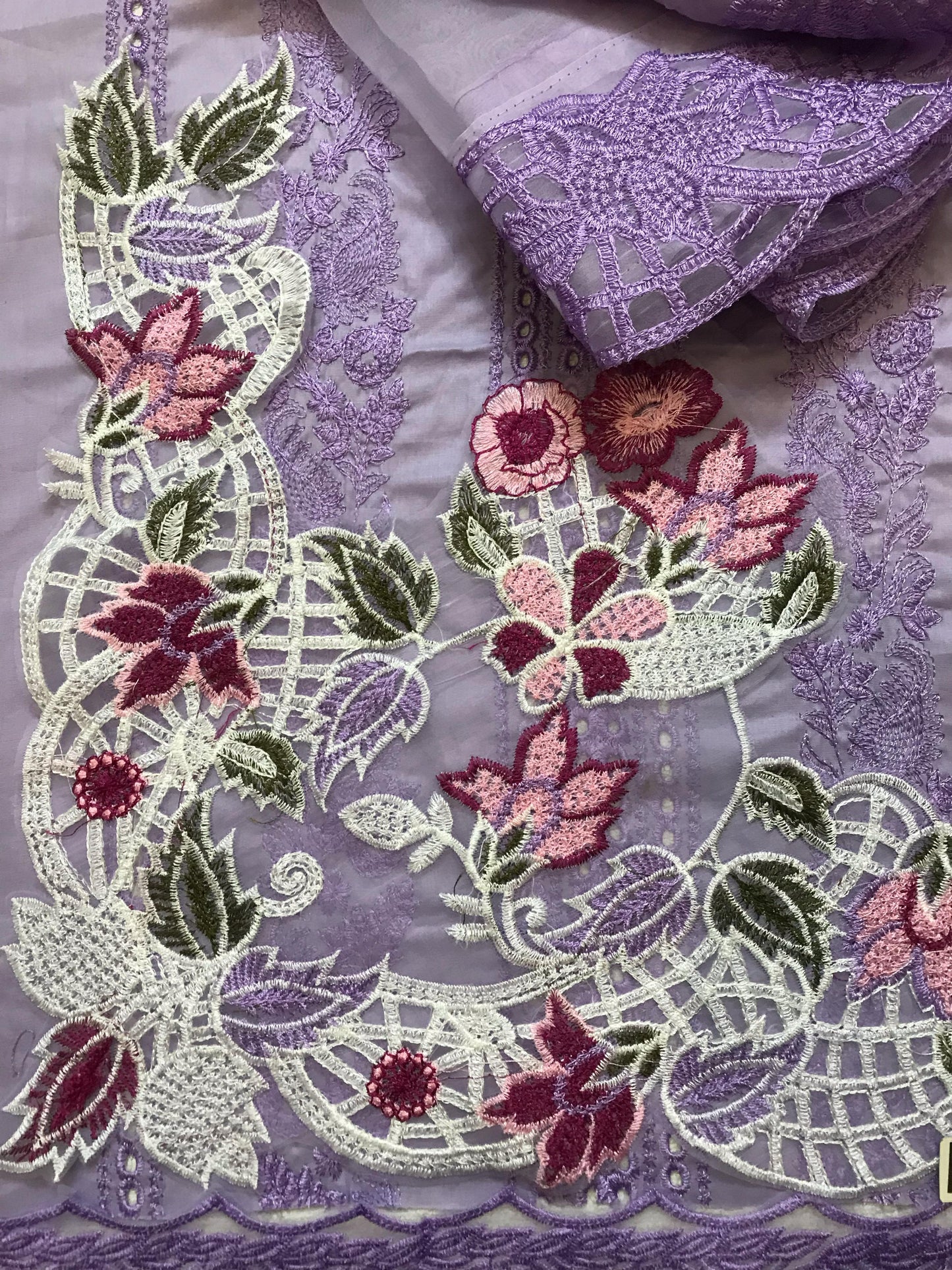 Sereene Wz-456 Pure Egyption Lawn With Organza Duppata Summer Eid Collection 2025