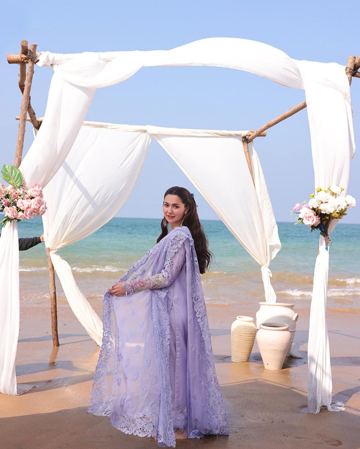 Sereene Wz-456 Pure Egyption Lawn With Organza Duppata Summer Eid Collection 2025