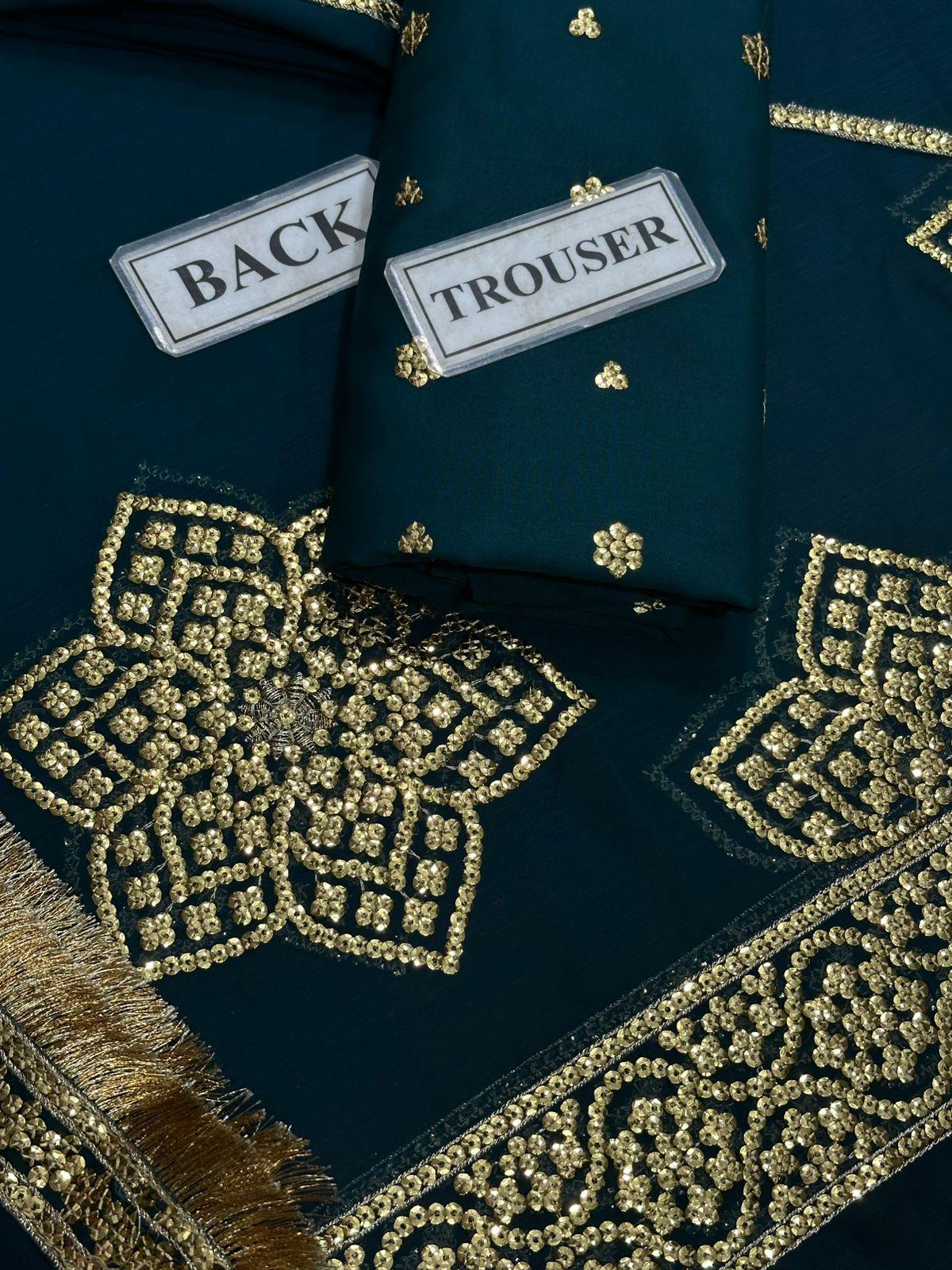 Wearza Wz-252 Semi Pure Chiffon With Organza Emb Border Duppata 2026
