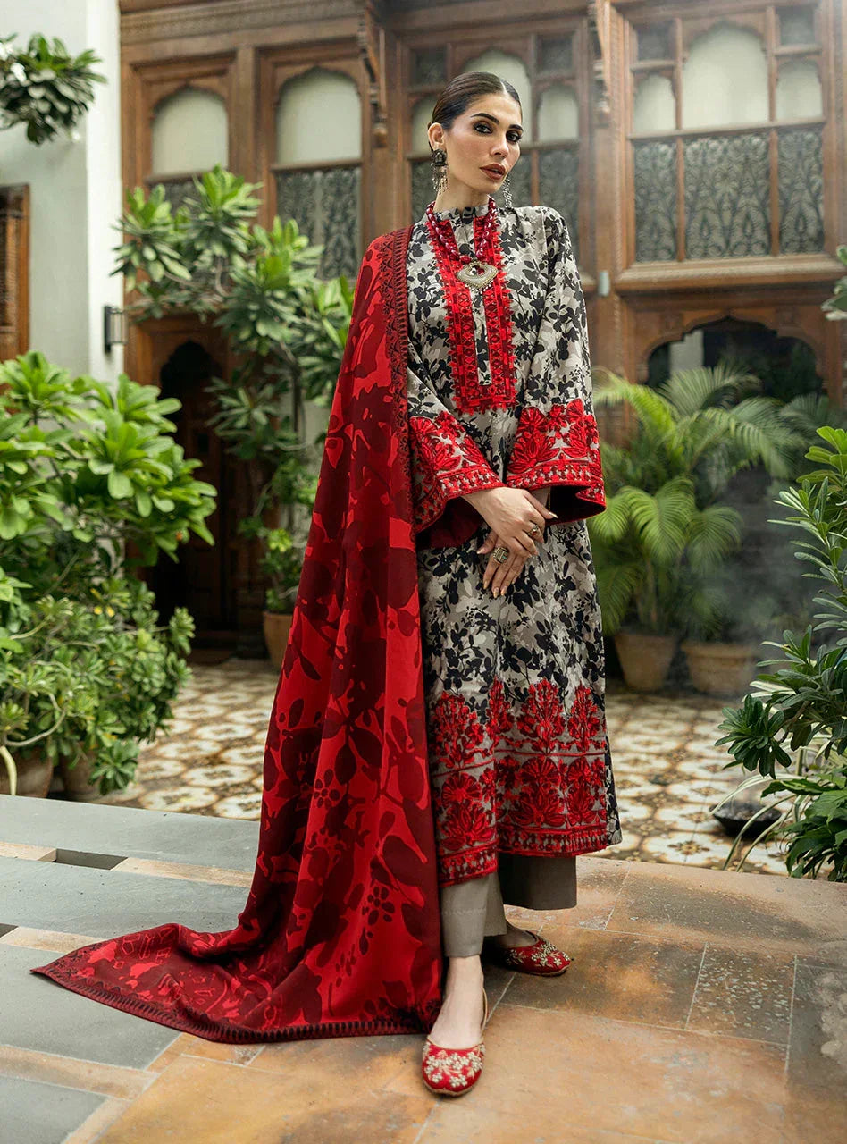 Zainab Chottani Black Red Dress