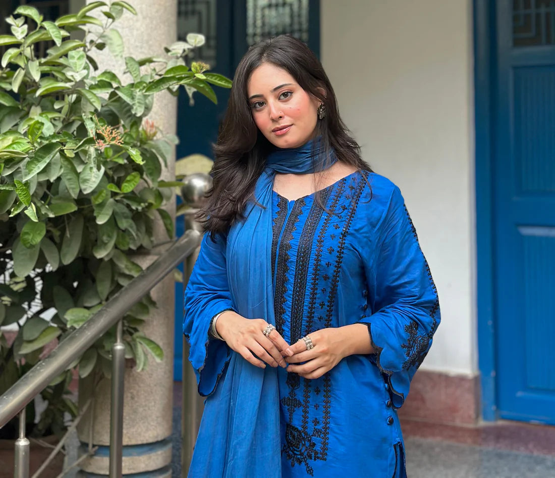 Wearza Wz 04 100% Cotton Lawn 3Pcs Dress Ready To Wear 25