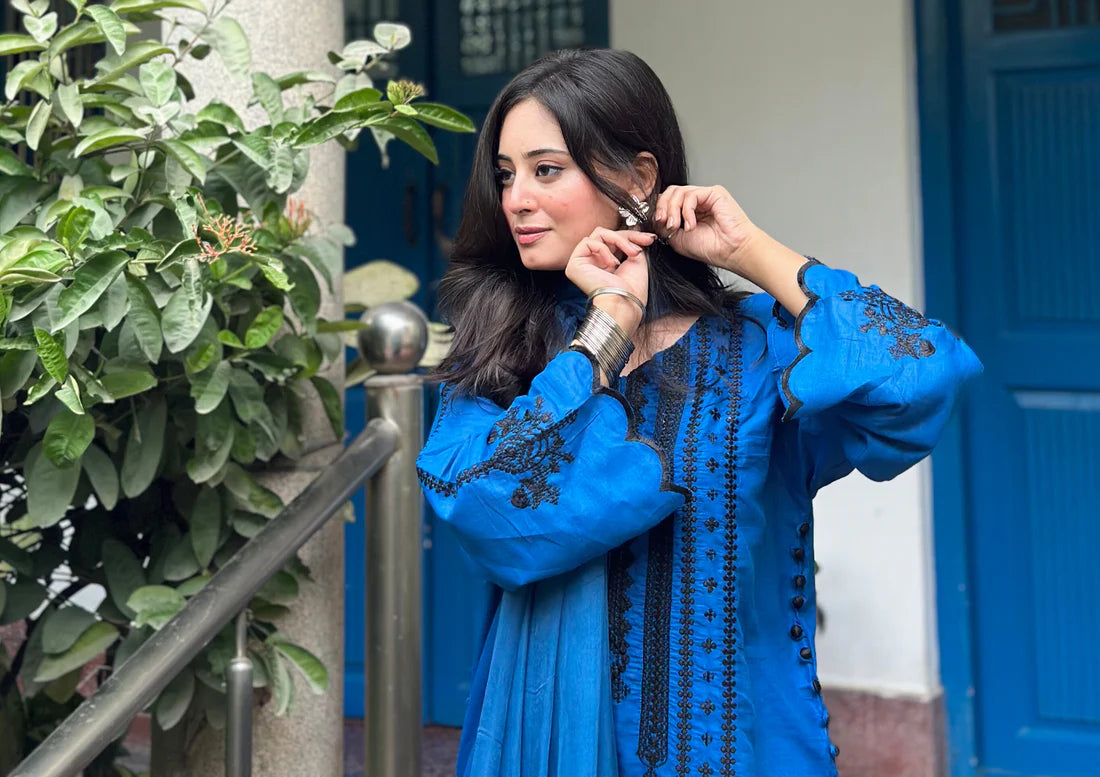 Wearza Wz 04 100% Cotton Lawn 3Pcs Dress Ready To Wear 25