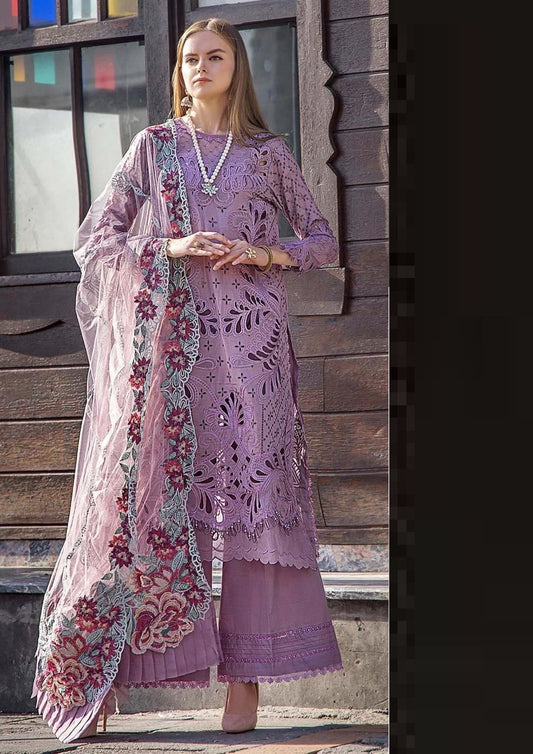 Adan Libas 100% Cotton Embroidered With Khaadi Net Duppata 2024 - Wearza