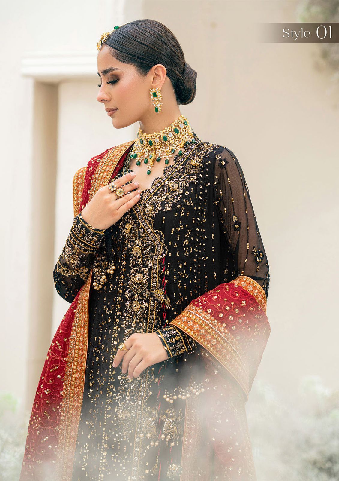 aik atelier black dress Our patron bride chose AIK Atelier to dress her bride tribe in our iconic Look 01 from #WeddingFestive 23 Vol. 2. Watch as this family graces the event in #AIK, styled by all the ladies in their own