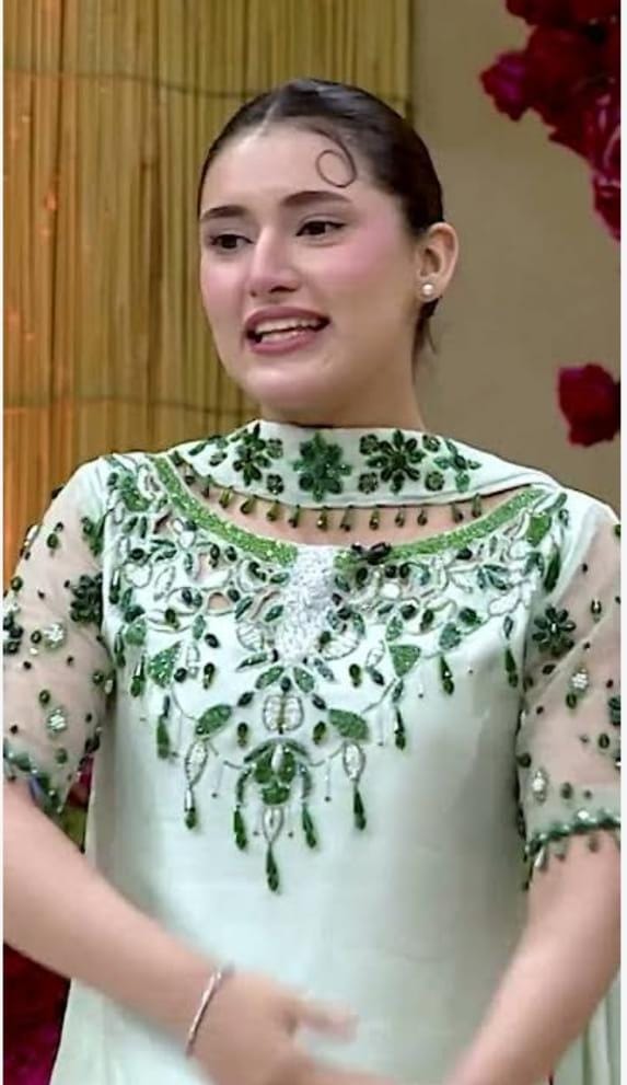 Gul Mohar Wearing By Seher Hashmi Shamoz Silk Most Hyped Article 26