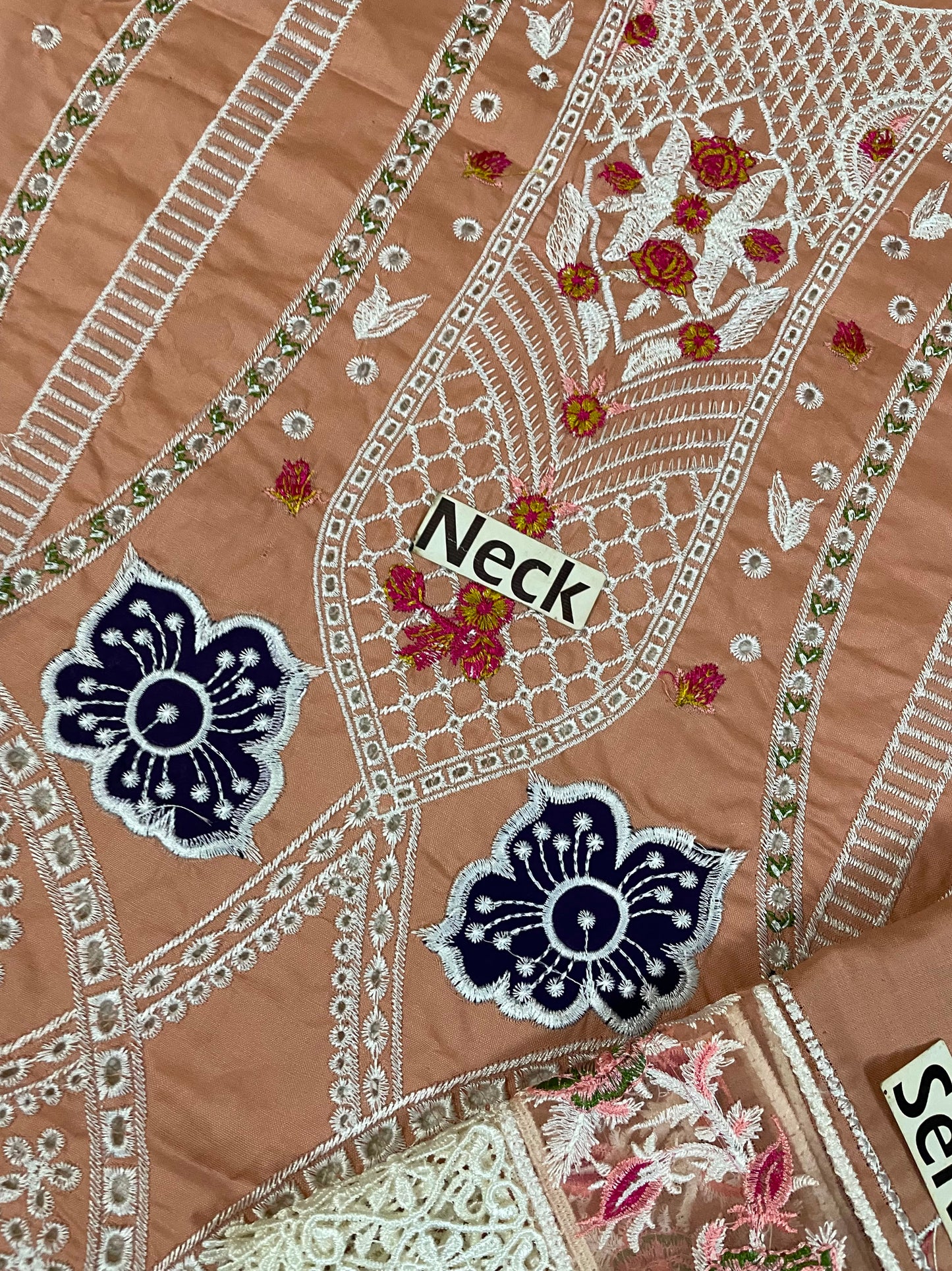 Akasy Wz-1012 Luxury Cotton With Fully Heavy Embroidered Organza Dupatta 2026