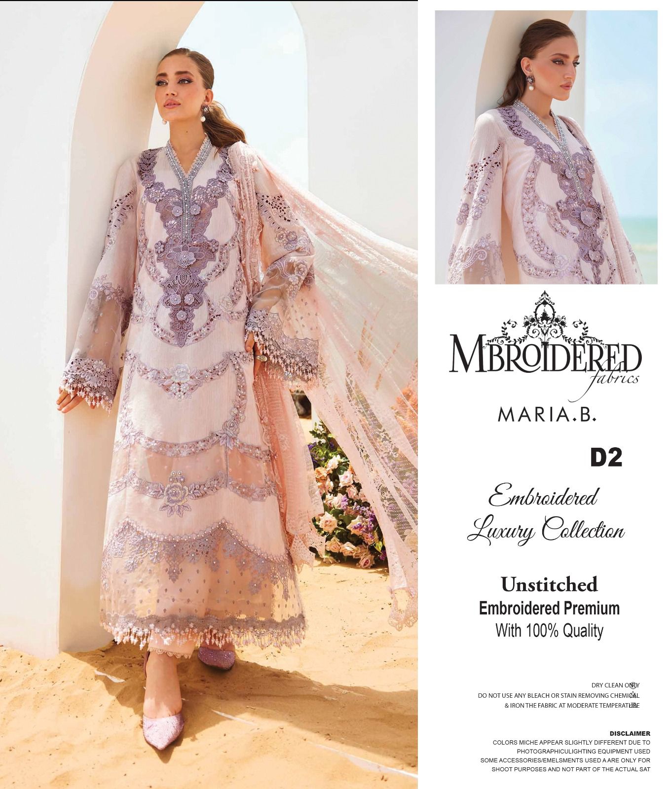 Maria B Chikankari Wz-5501 Premium Pure Cotton Chikankari With Soft Cotton Net Duppata 26