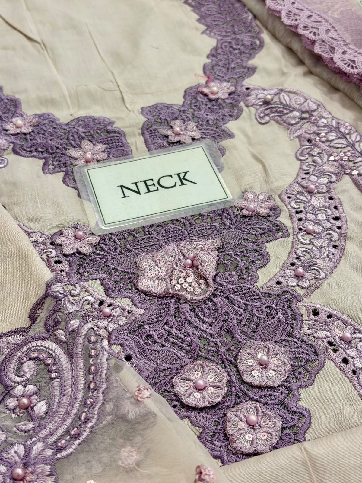 Maria B Chikankari Wz-5501 Premium Pure Cotton Chikankari With Soft Cotton Net Duppata 26