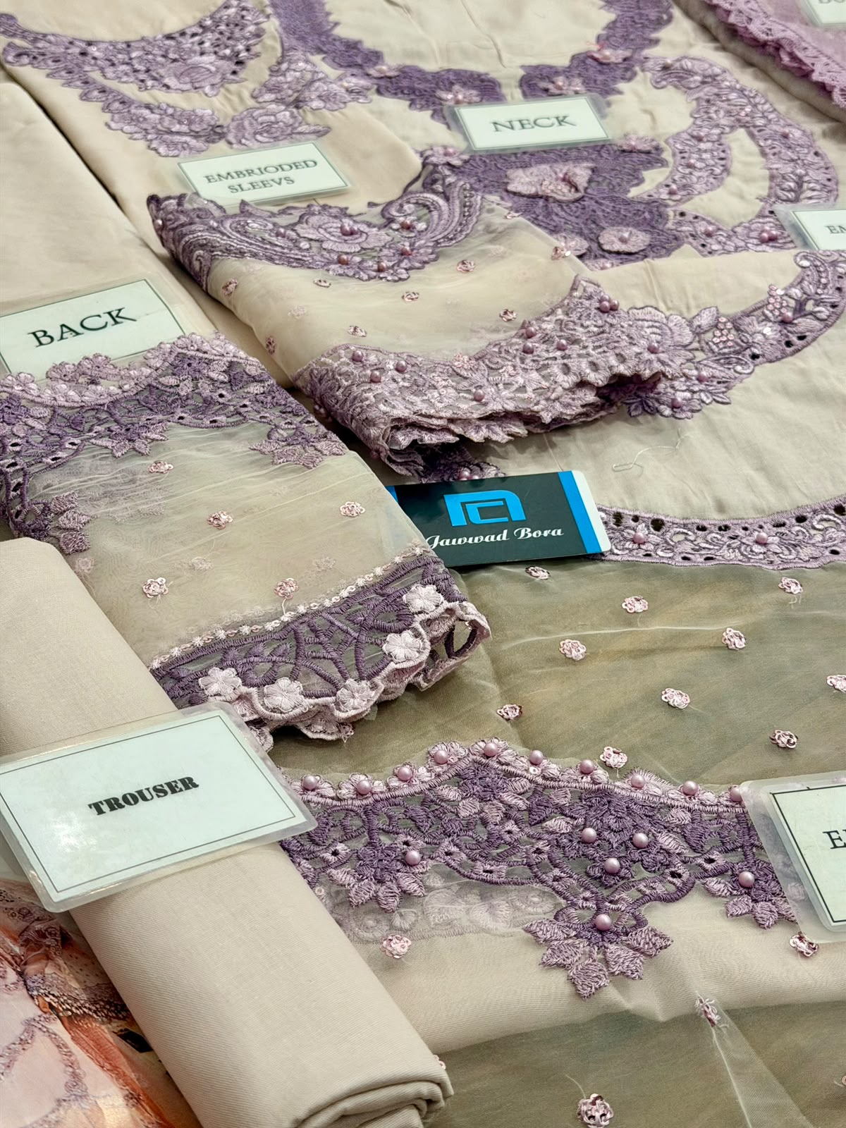 Maria B Chikankari Wz-5501 Premium Pure Cotton Chikankari With Soft Cotton Net Duppata 26