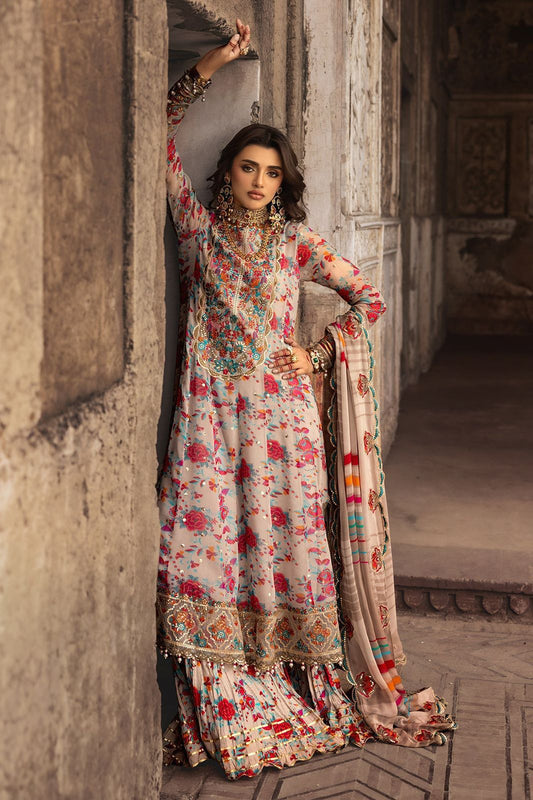Charizma Wz-22003 Semi Pure Chiffon Embroidered Wiht Chiffon Dupatta 2026