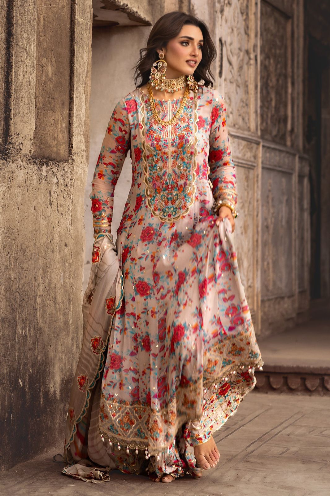 Charizma Wz-22003 Semi Pure Chiffon Embroidered Wiht Chiffon Dupatta 2026