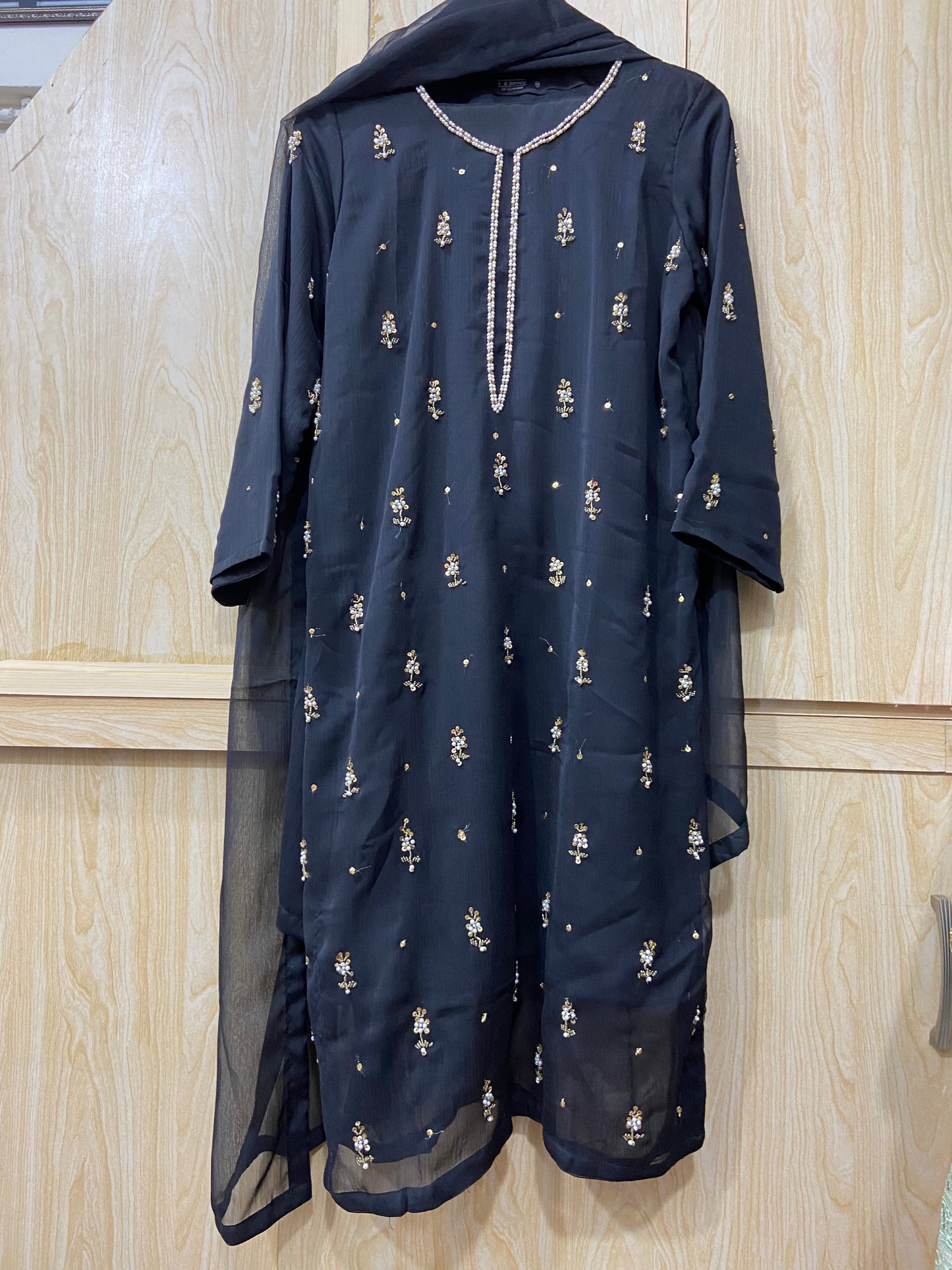 Zarina by Wearza Semi Pure Chiffon 3Pc Ready To Wear 2025