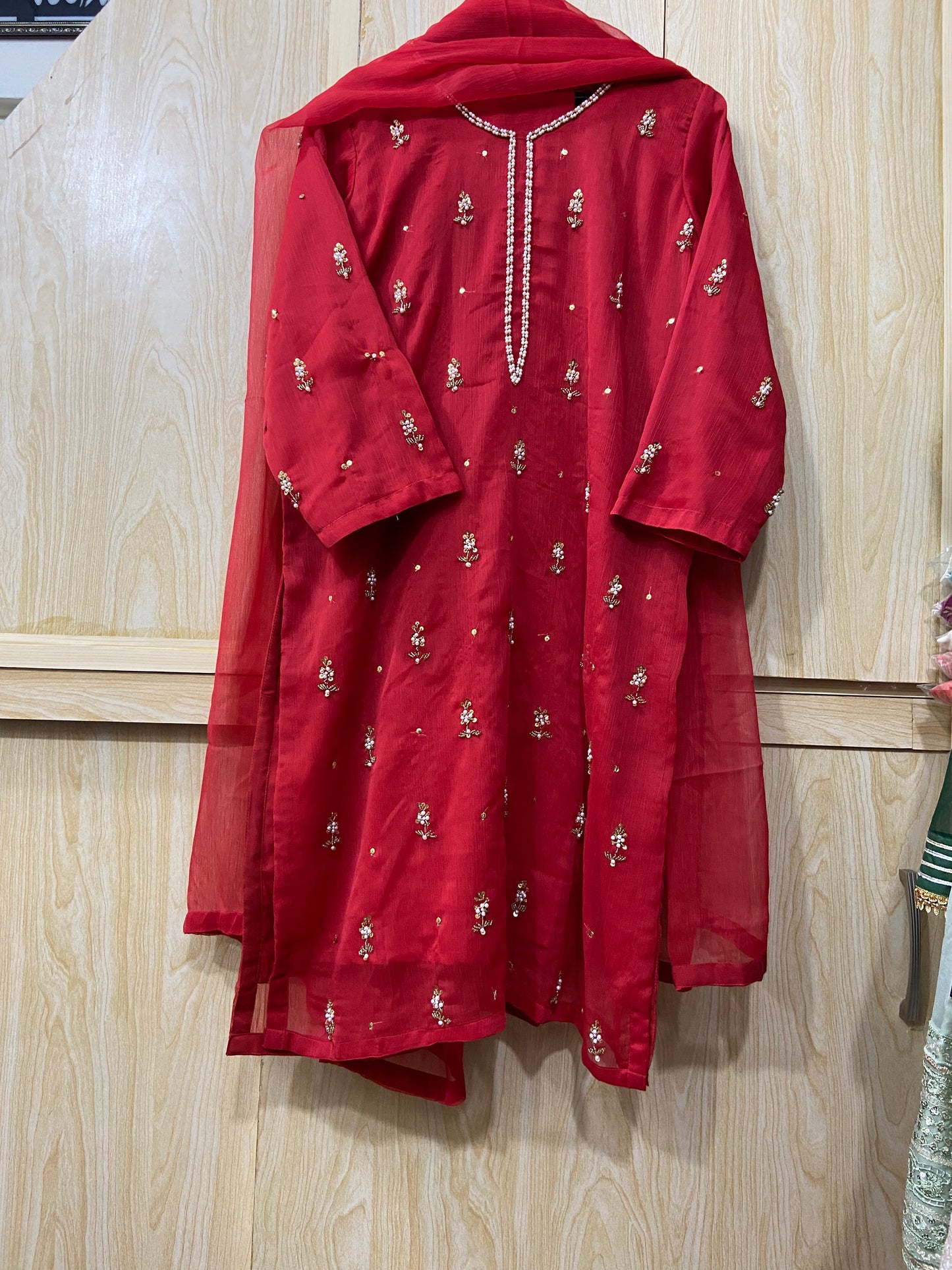 Zarina by Wearza Semi Pure Chiffon 3Pc Ready To Wear 2025