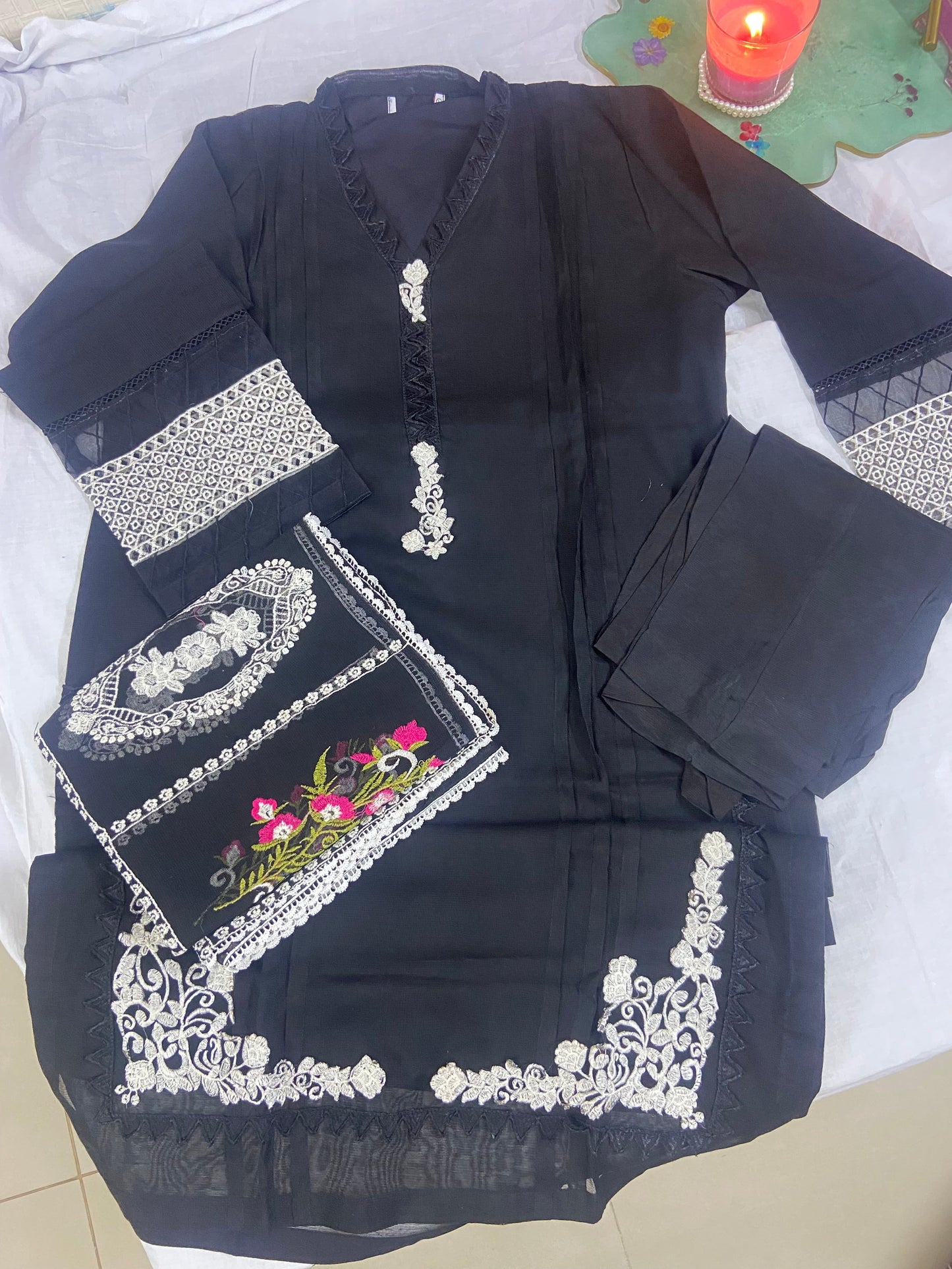 Fariyal Siddique x Wearza Premium KhaddI Net 2024