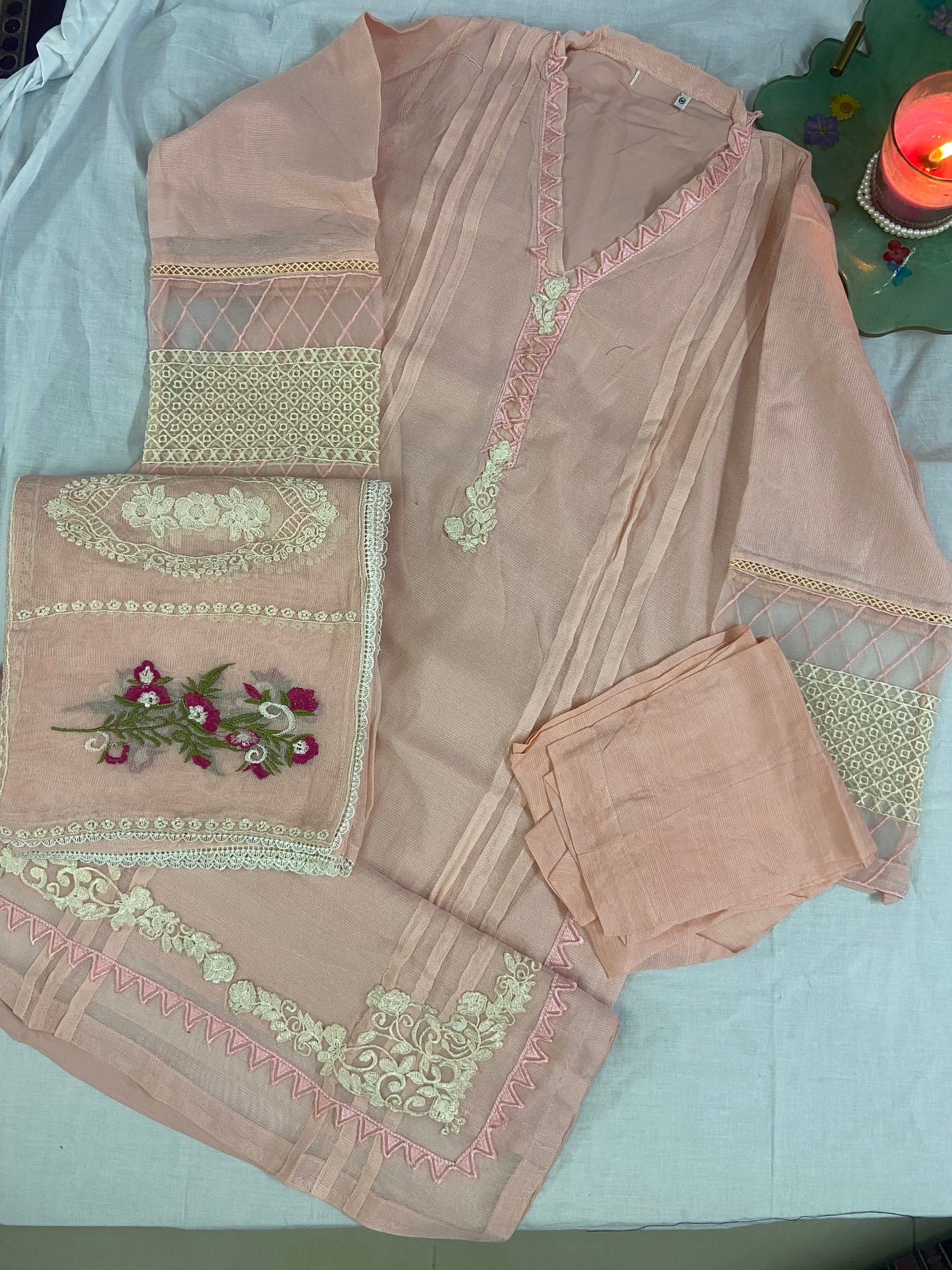 Fariyal Siddique x Wearza Premium KhaddI Net 2024