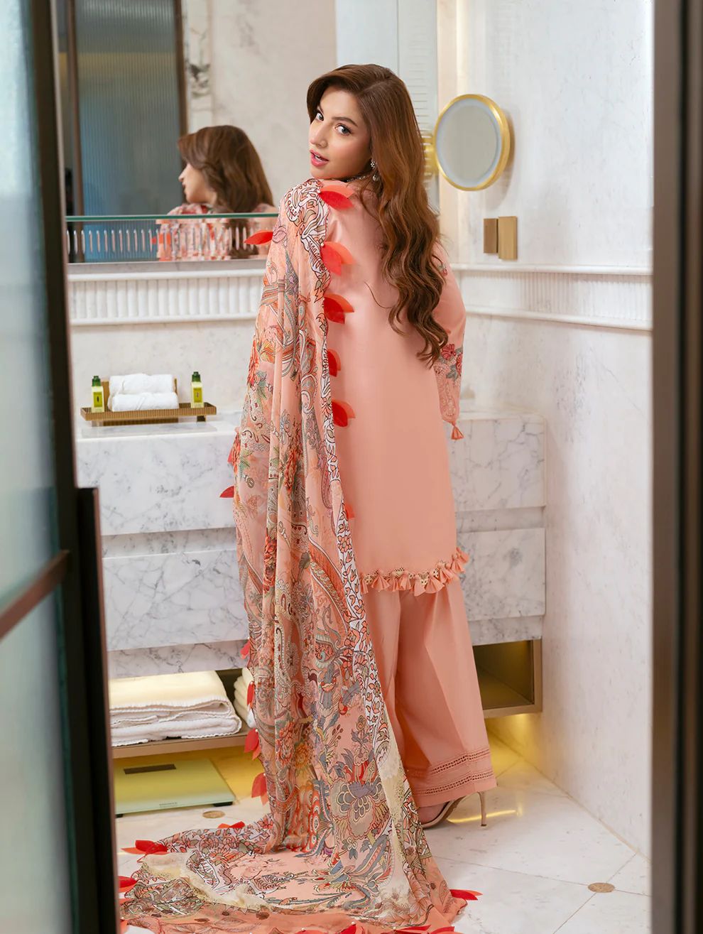 Jade Ombre X Dananeer Most Demanding Premium Pure Lawn Dress With Silk Emb Duppata 26