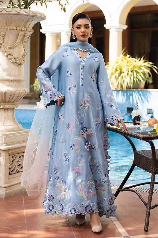 Kaftan Sky Blue Style Pure Silk Most Demanding Dress 2026