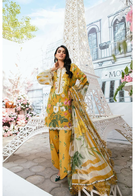 Maria B M Print Vol 2 MPT-2604A/B Premium Lawn With Chiffon Duppata 2025