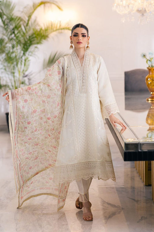 WEARZAA® EMBROIDERED LUXURY PURE ORGANZA SUIT - Wearza