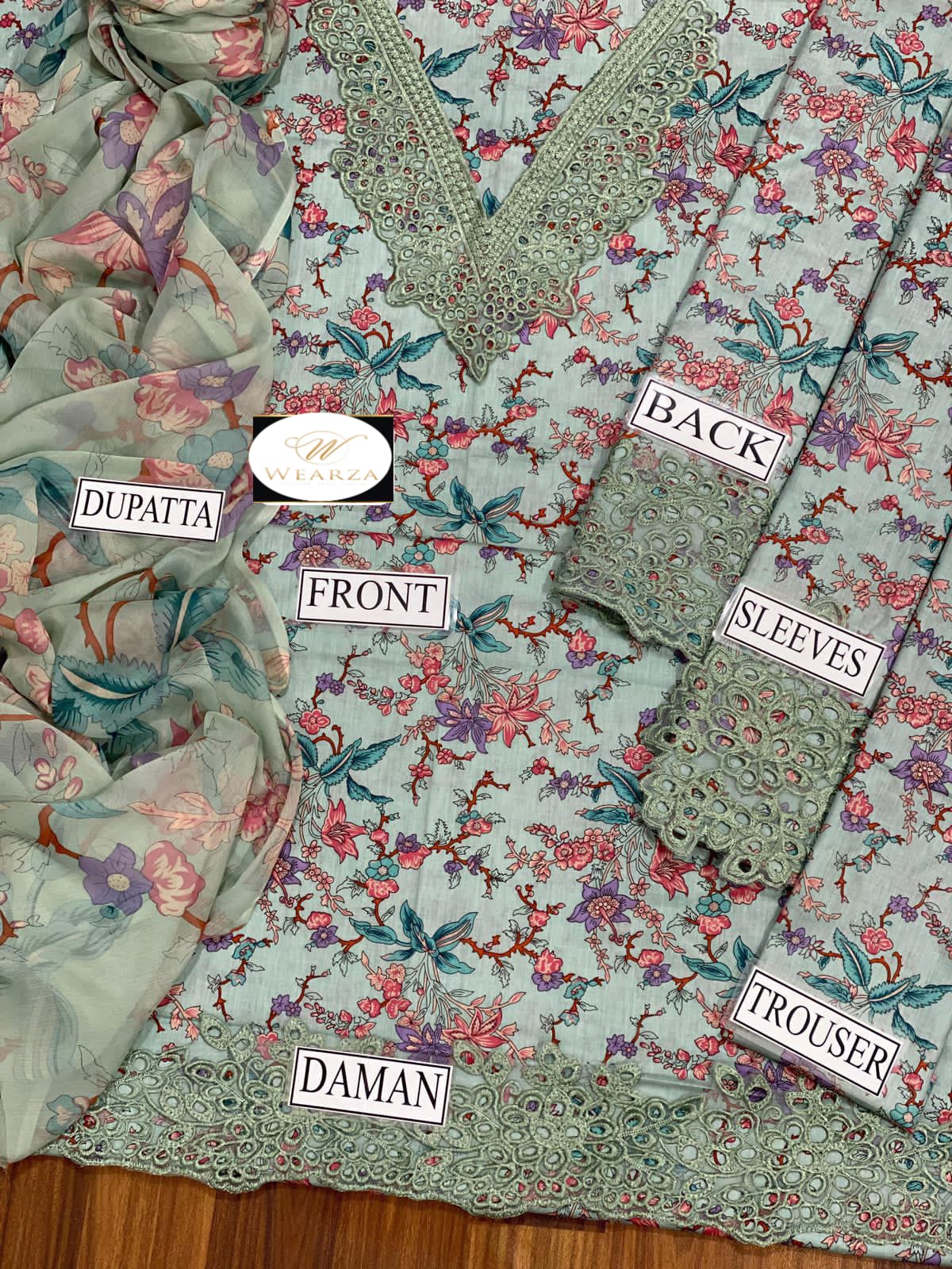 IZNIK LUXURY PREMIUM EMBROIDERED LAWN 2024 - Wearza