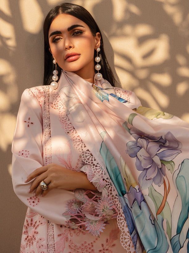 RANG RASIA THE MOST AWAITED ARTICLE LUXURY LAWN CHICKENKARI 2024 - Wearza