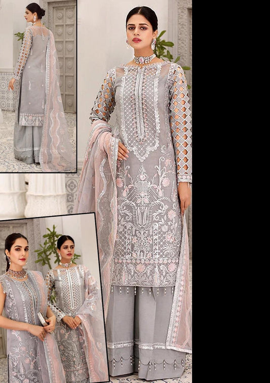 WEARZA MOTIF BRIDAL WEDDING DRESS PURE ORGANZA 2024 - Wearza