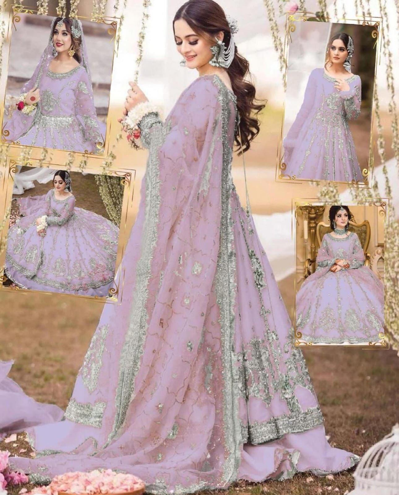 Hira Mani X Wearza Ruedad E Sahr 100%soft Net Bridal Wedding Frock 2024 - Wearza