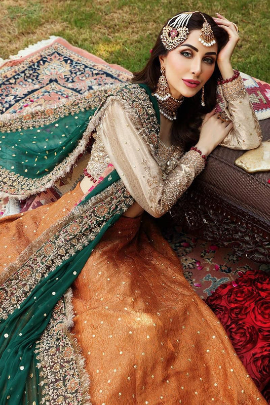 Ayesha Imran Soft Net Bridal Wedding Maxi Lehnga 2025