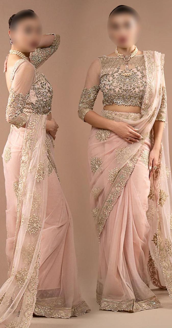 Imrozia Beautiful Color Most Hit Pakistani Saree 2025