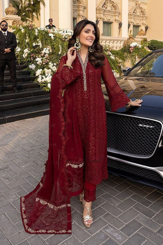 Azure X Wearza Semi Pure Chiffon Pakistani Dress Eid Collection 2025
