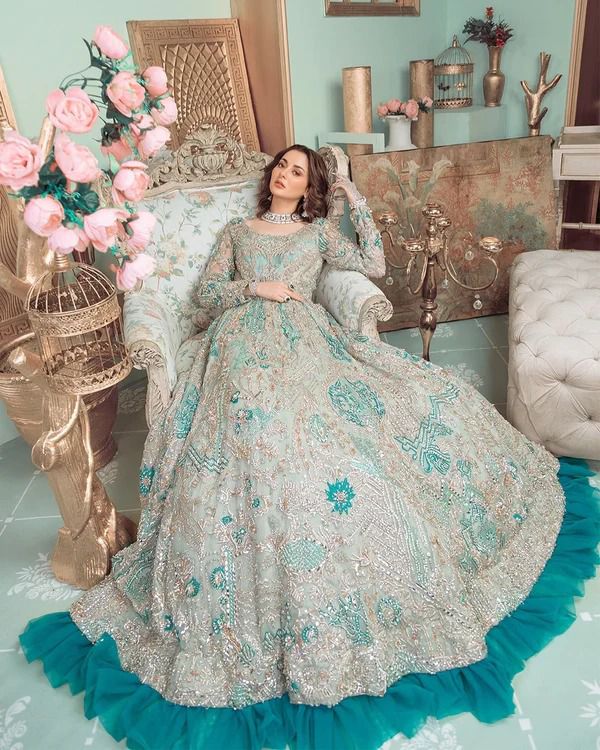Hania Amir  X Wearza Bridal Maxi Pure Soft Net 2025