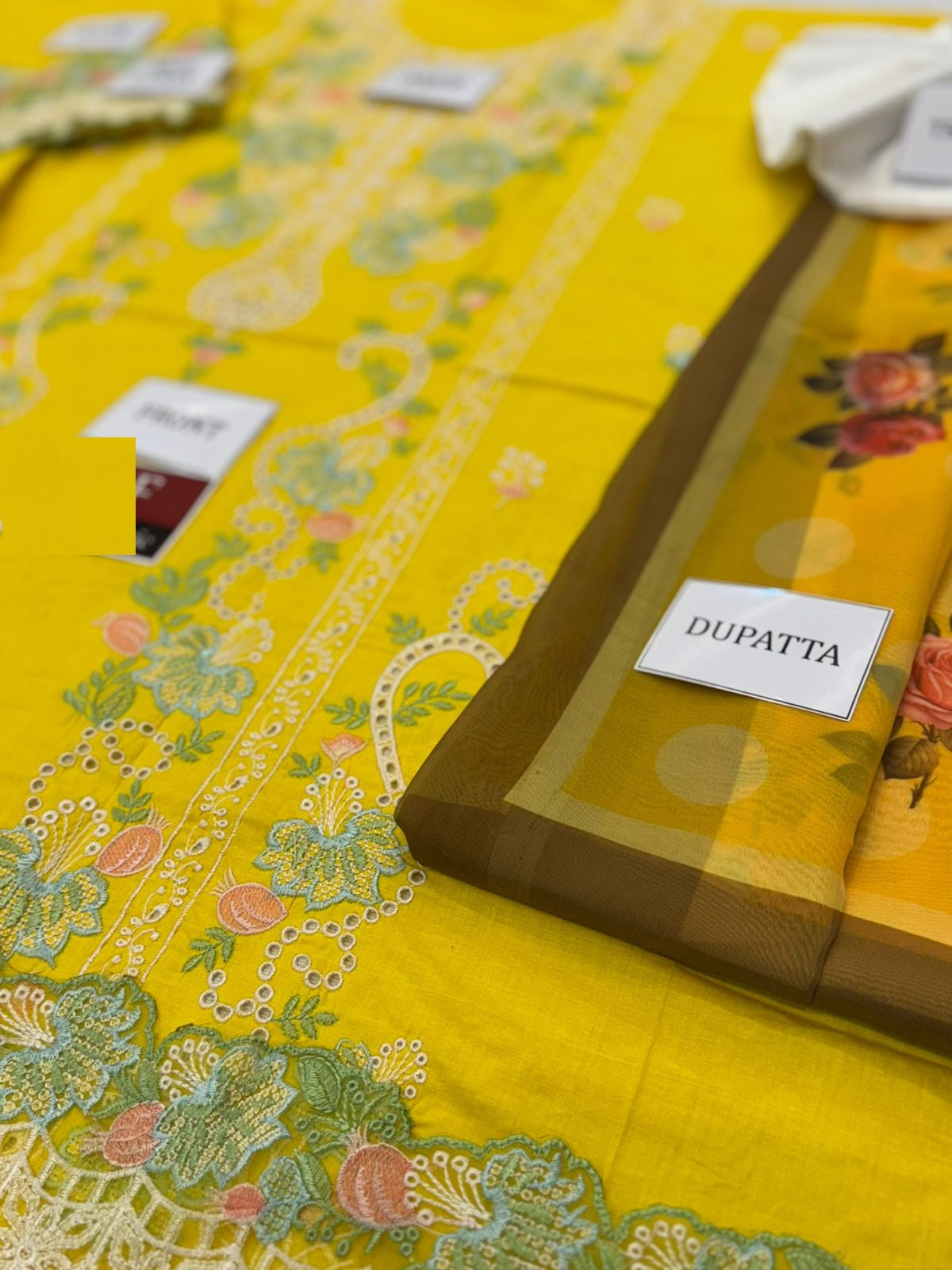 Maria b Luxury Eid Collection  Wz-05 Premium Pure Lawn Dress With Silk Duppata 2025