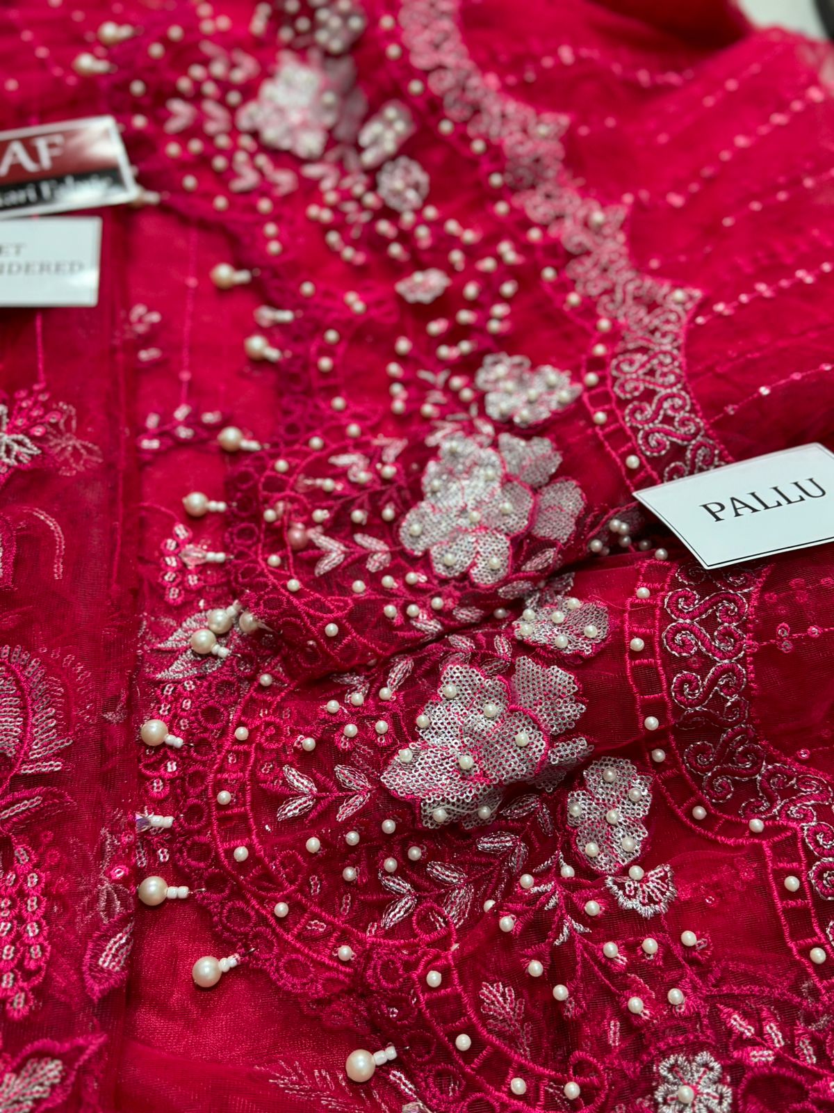 Maria b X Wearza Exclusive Luxury 100% Soft Net Pakistani Best Saree Collection 2025
