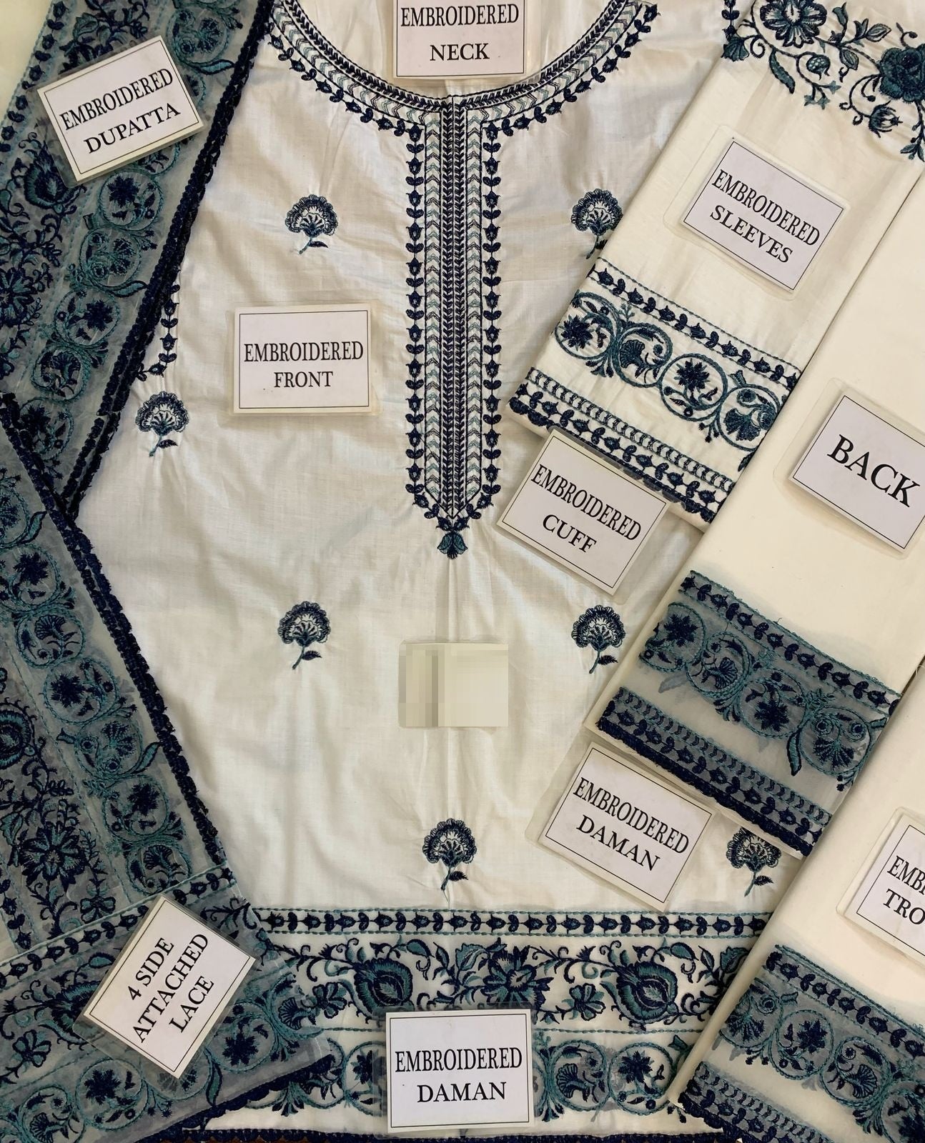 Zarqash Wz-98 Luxury Pure Lawn Embroidered Eid Collection 2025
